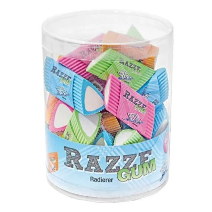 VISKELÆDER "RAZZE GUM" ASS FARVER 24 STK
