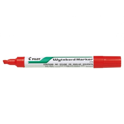 PILOT WHITEBOARD RØD SKRÅ SPIDS (SKAFFEVARE)