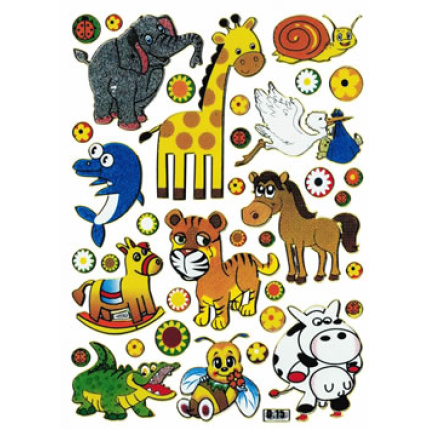 STICKERS GLADE DYR