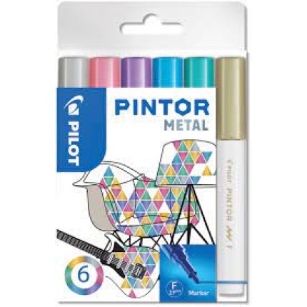 PILOT PINTOR METAL - MEDIUM 6 STK