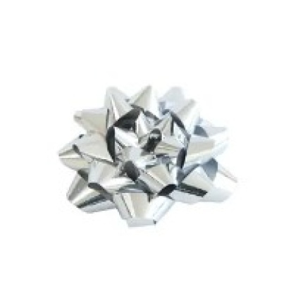 ROSETTER METALLIC  SØLV 36 STK I PS (SKAFFEVARE