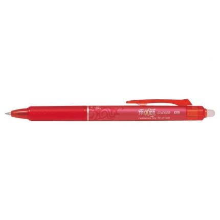 PILOT FRIXION CLICKER 0,5 RØD (SKAFFEVARE)