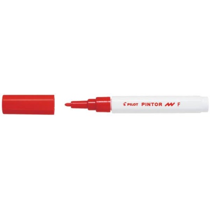 PILOT PINTOR - FINE - RØD SKAFFEVARE