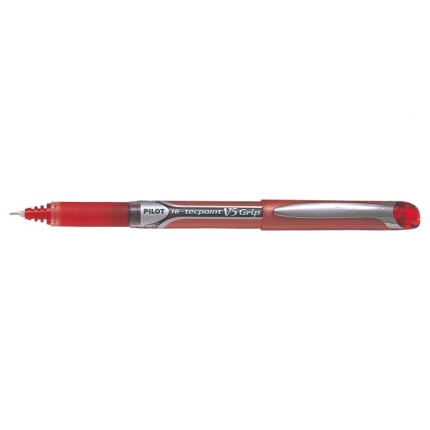 PILOT HI-TECPOINT V5 GRIP RØD
