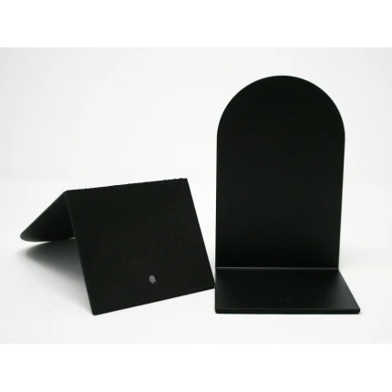 BOGSTØTTER 15 CM. METAL SORT 2 STK - DANBLOK