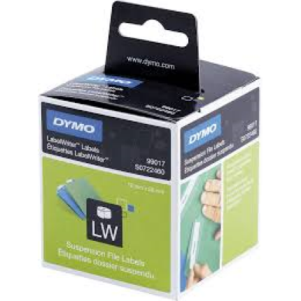 99017 DYMO HÆNGEMAPPE ETIKET 12 x 50mm
