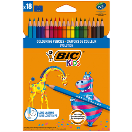 BIC EVOLUTION FARVEBLYANTER (18 STK.) (937513)