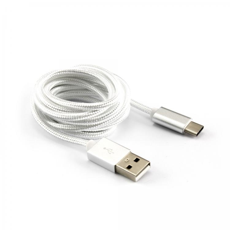 KABEL USB-C HVID 1,5 M.