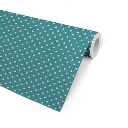 ØKONOM 57 CM "DOTS" PETROL/MINT 154M