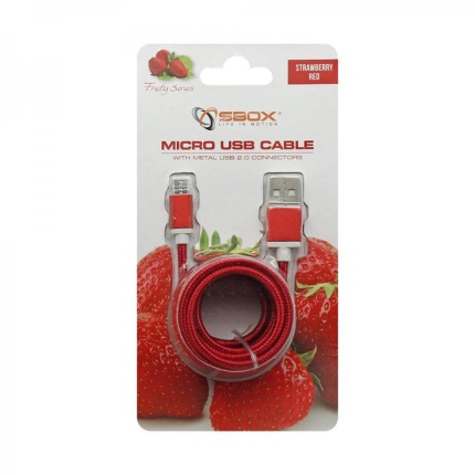 KABEL USB-MICRO 1,5M   RØD