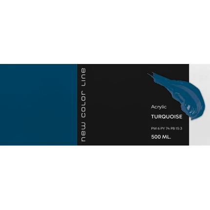New Color Line 500 ml - Turquoise