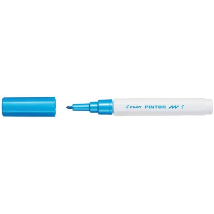 PILOT PINTOR X-FINE METALLIC BLÅ SKAFFEVARE