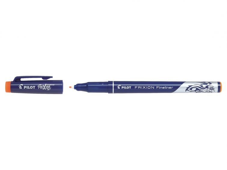 PILOT FRIXION FINELINER - ORANGE