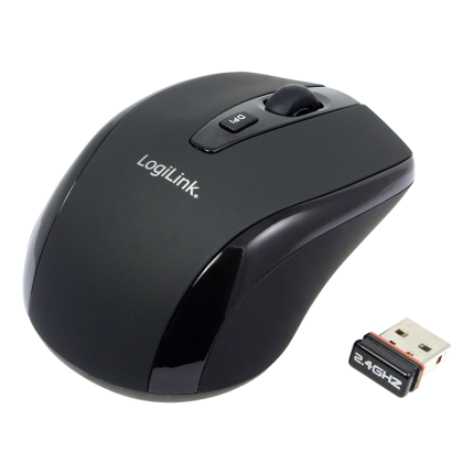 MUS TRÅDLØS SORT 2,4 G 1000 DPI  (WM-373)
