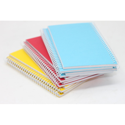 SPIRAL-NOTES - 8,8 x 15 CM M/ SIDESPIRAL ASS. FV. (144)
