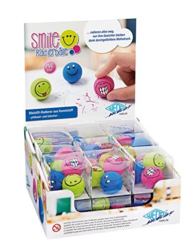 VISKELÆDER - SMILEY 3 PR BOX ASS FV. 18 BOX I DISP