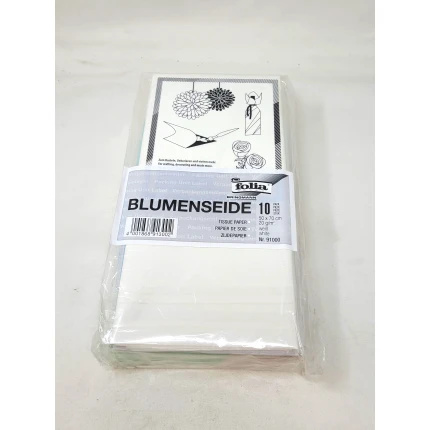 SILKEPAPIR HVID 10 ARK 50X70CM 20G. (91000)