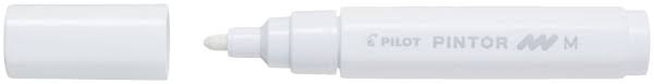 PILOT PINTOR - MEDIUM - HVID