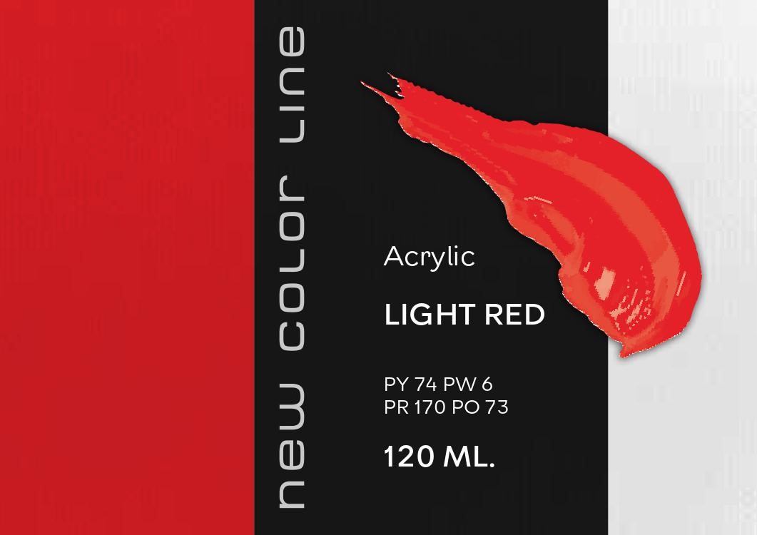 New Color Line 120 ml - Light Red