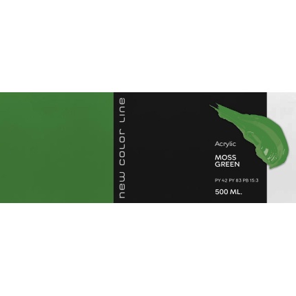 New Color Line 500 ml - Moss Green