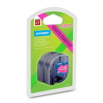 LETRATAG NEONTAPE 2 PAK PINK/GRØN