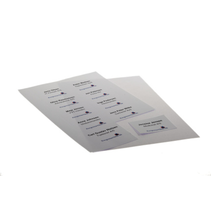 INDSTIKSARK - 51X80 MM ( 10 INDSTIK PR. ARK)