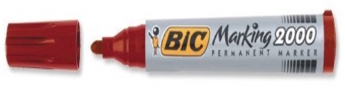 BIC MARKER 2000 RØD