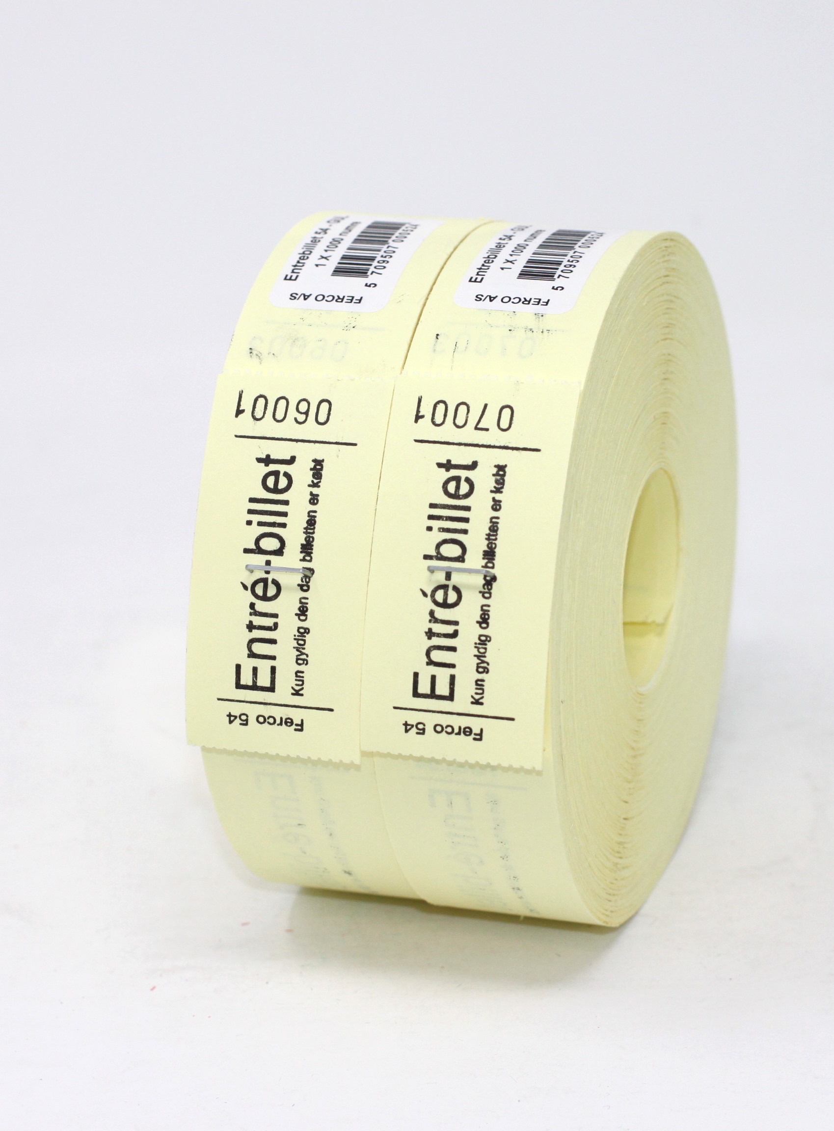 ENTREBILLETTER 54 - GUL