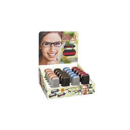 BRILLE - FOLDBAR - DISPLAY 20 STK  ASS. FV (SKAFFEVARE)