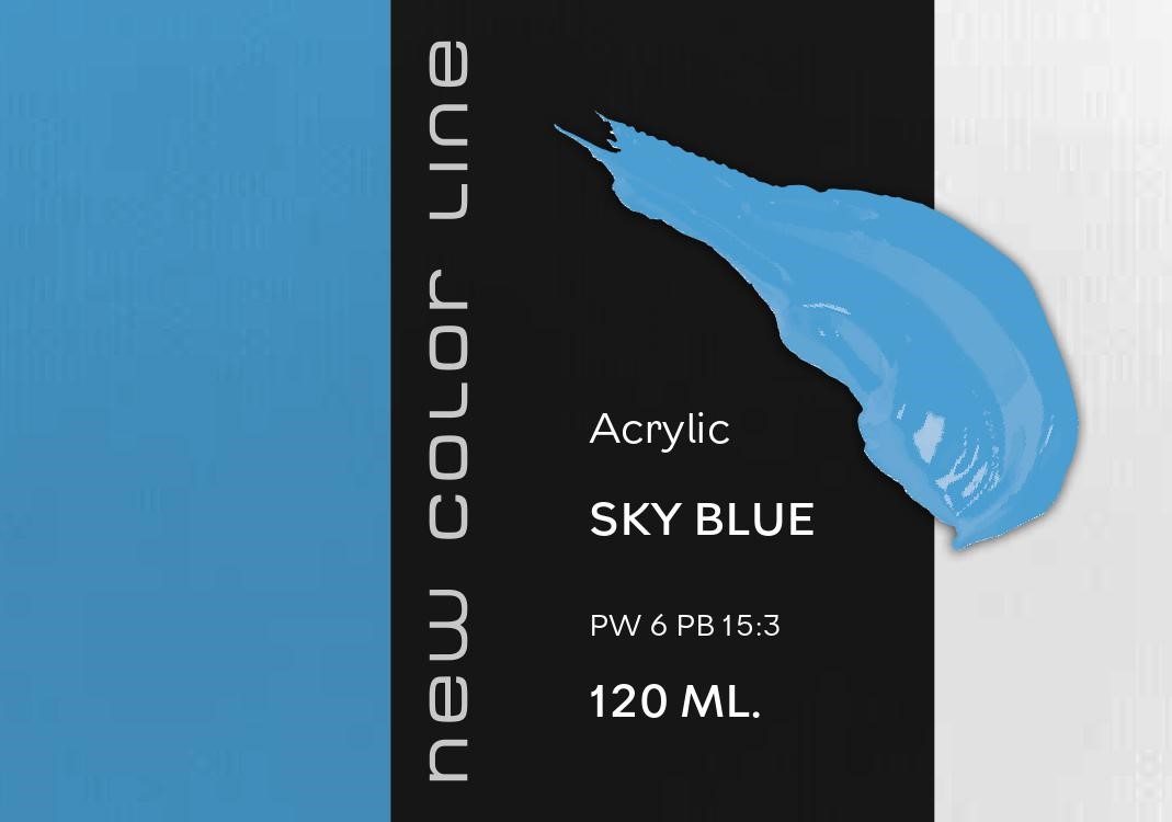 New Color Line 120 ml - Sky Blue