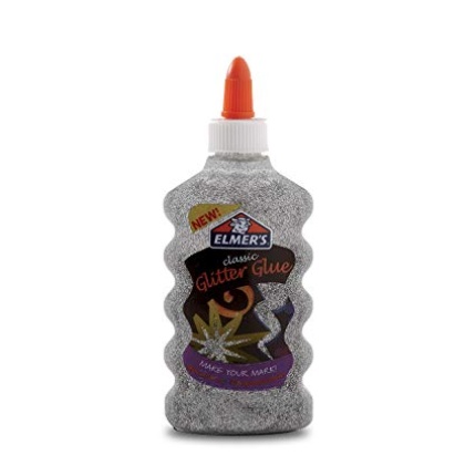 SLIM TILBEHØR ELMER'S  GLITTER 177ML SILVER