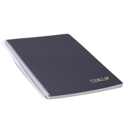 UDKLIP FOLIO 20 GRÅ BLADE SORT OMSLAG