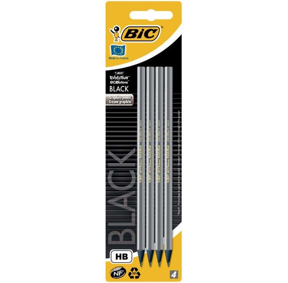 BLYANTER - BIC EVOLUTION "BLACK" (SKAFFEVARE)