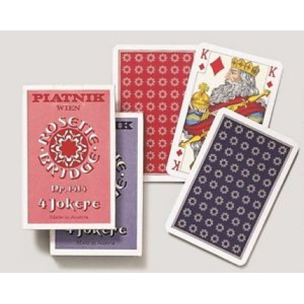 SPILLEKORT - ROSETTE ENKELT 56 KORT (1414)