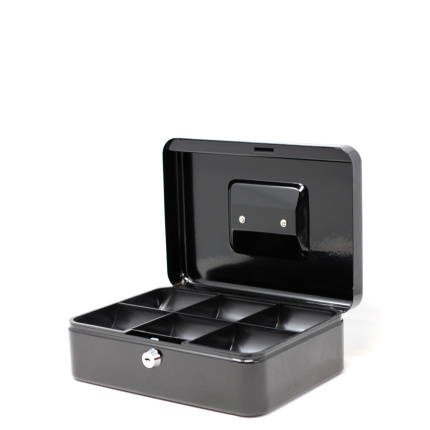 PENGEKASSE - 6" - SORT - DANBLOK