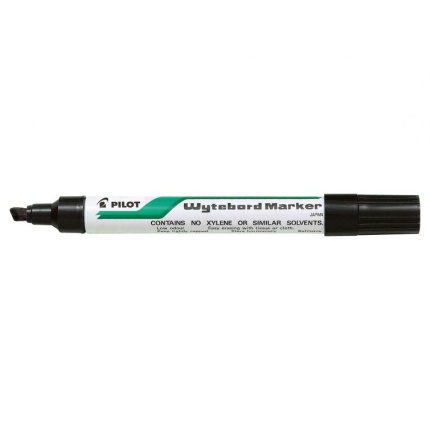 PILOT WHITEBOARD, SKRÅ SPIDS SORT (SKAFFEVARE)