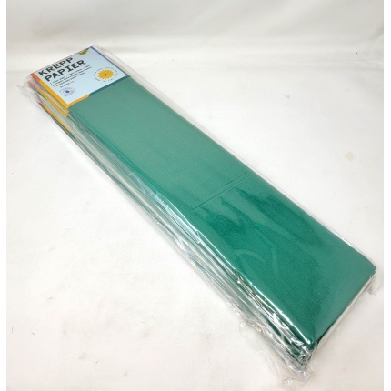 CREPEPAPIR MØRKE GRØN 50x250CM 28G (822141)