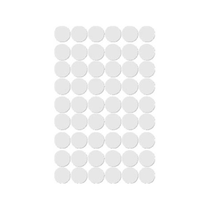 ETIKET Ø13 mm HVID