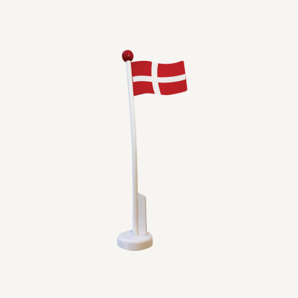 BORDFLAG M/TRÆFOD H:21 CM 1 STK
