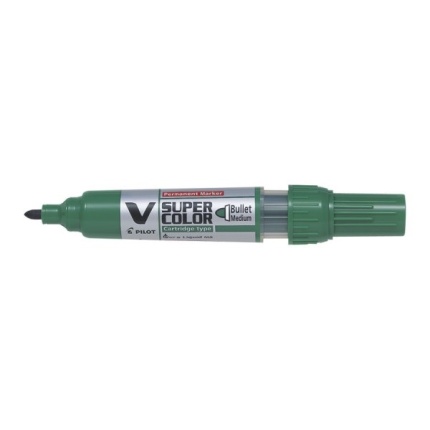 PILOT MARKER V SUPER COLOR BULL.GRØN