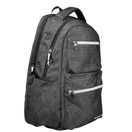 COMPUTERTASKE/RYGSÆK PLADS TIL 15,6" PC - MØRKGRÅ - MONOLITH (SKAFFEVARE)