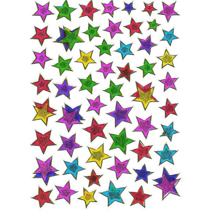 STICKERS STJERNER