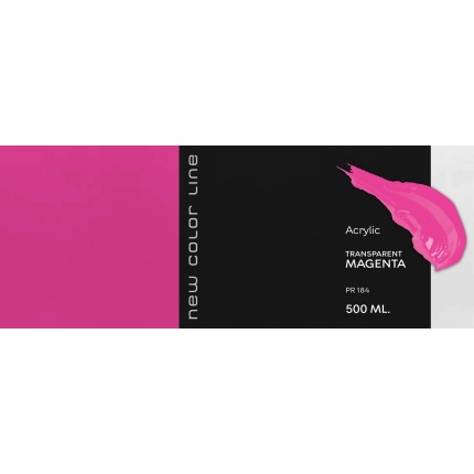 New Color Line 500 ml - Transparent Magenta