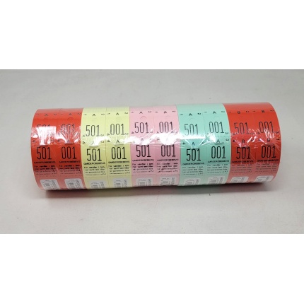 GARDEROBENUMRE 48 - ASS. 2-DELT (500 NUMRE)