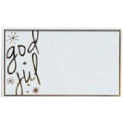 GAVEMÆRKER - GULD GOD JUL 1000 stk.