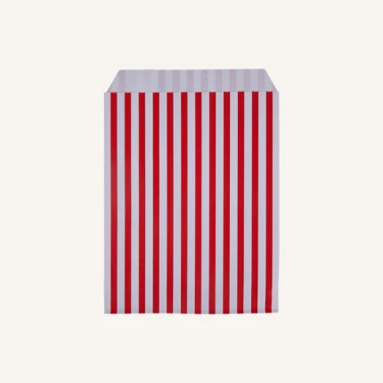 SLIKPOSE "HVID/RØD" 130 x 180 MM.  (PAKKER À 10 STK. ) FSC