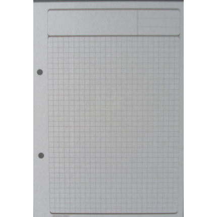ARBEJDSBLOK A5 KVA. M/2 HULLER 60 BL (80)