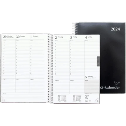 SPIRAL A5-KALENDER 2026 SORT