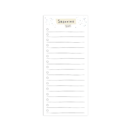 MAGNET BLOK, "SHOPPING LIST", 8X18 CM