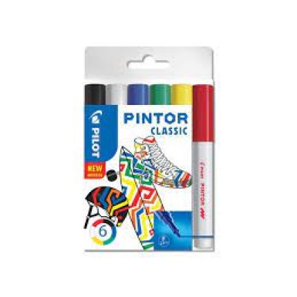 PILOT PINTOR CLASSIC - FINE 6 STK